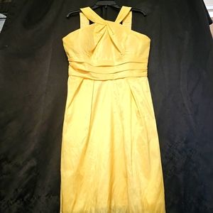 XL Yellow Dress Knee length